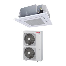 Climatiseur Cassette 4 voies 840x840 mm Super Digital Inverter, 11.2 kWatts Triphasé R32