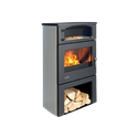 Poêle à bois Grand Chinon étuve 362115CGRISARG 11 kWatts Gris argent