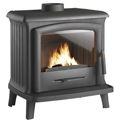 Poêle à bois Norik P912144 6 kWatts Noir