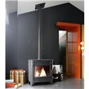 Poêle à bois Siam P917044 12 kWatts Noir