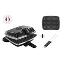Gaufrier Super 2 Antiadhésif 039126 1000 Watts noir