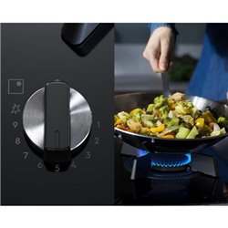Table de cuisson KDI641723K mixte commandes sensitives + manettes