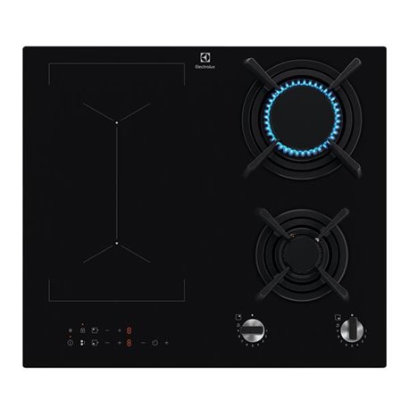 Table de cuisson KDI641723K mixte commandes sensitives + manettes