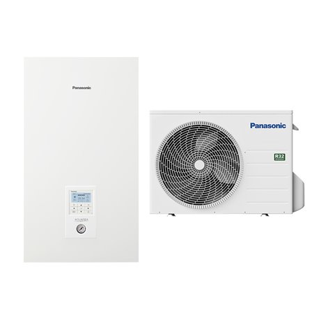 Pompe à chaleur air eau Aquarea Haute Performance Bi-bloc J, 5 kWatts R32