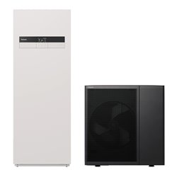 Pompe à chaleur air eau Aquarea Haute Performance Split All In One ECS Intégrée L 2 zones, 5 kWatts Monophasé R290