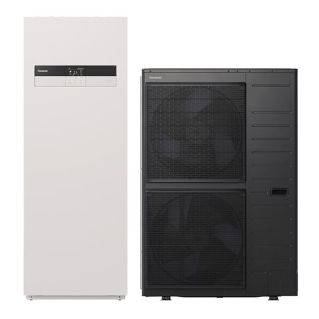 Pompe à chaleur air eau Aquarea T-CAP All in One ECS Intégrée K, 9 kWatts Monophasé R32