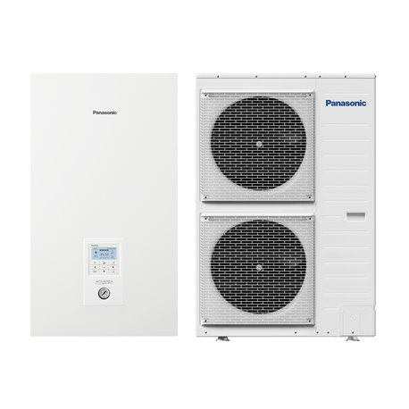 Pompe à chaleur air eau Aquarea T-CAP Bi-bloc H, 9 kWatts Monophasé R410