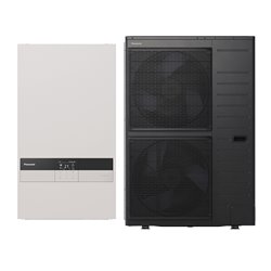 Pompe à chaleur air eau Aquarea T-CAP Bi-bloc K, 12 kWatts Monophasé R32