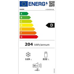Réfrigérateur H1DWDNPK186 341 Litres combiné