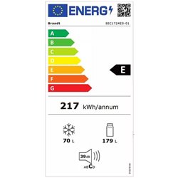 Réfrigérateur BIC1724ES 249 Litres combiné