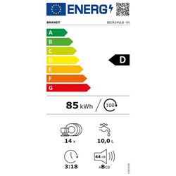 Lave-vaisselle BDJ424VLB 14 couverts intégrable