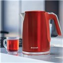 Bouilloire 1,7 L BO1703R 2200 Watts rouge inox