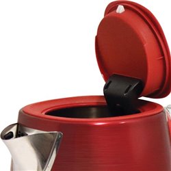 Bouilloire 1,7 L BO1703R 2200 Watts rouge inox