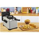 Friteuse 1.3 kg semi-pro Family Pro 4 L FR506D00 2400 Watts inox et noir