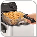 Friteuse 1.3 kg semi-pro Family Pro 4 L FR506D00 2400 Watts inox et noir