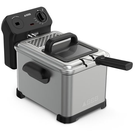 Friteuse 1.3 kg semi-pro Family Pro 4 L FR506D00 2400 Watts inox et noir