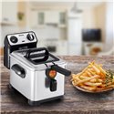 Friteuse 1.3 kg semi-pro Filtra Pro 4 L FR519170 3000 Watts inox et noir