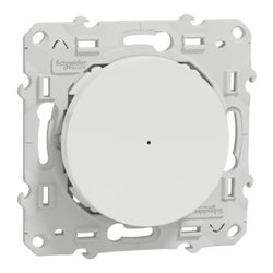 Bouton poussoir Wiser Odace S520530W 10 A zigbee blanc