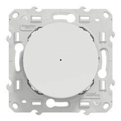 Bouton poussoir Wiser Odace S520530W 10 A zigbee blanc