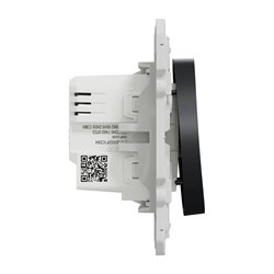 Bouton poussoir Wiser Odace S540530W 10 A zigbee anthracite