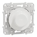 Variateur rotatif LED Wiser Odace S520513W 2 fils zigbee blanc