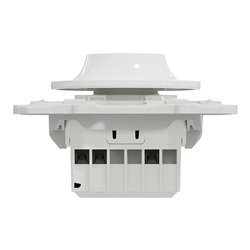Variateur rotatif LED Wiser Odace S520513W 2 fils zigbee blanc