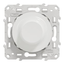 Variateur rotatif LED Wiser Odace S520513W 2 fils zigbee blanc
