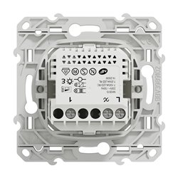 Variateur poussoir Wiser Odace S520522W 2 fils zigbee blanc