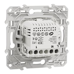 Variateur rotatif LED Wiser Odace S530513W 2 fils zigbee alu