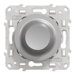 Variateur rotatif LED Wiser Odace S530513W 2 fils zigbee alu