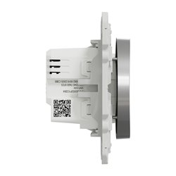 Variateur poussoir Wiser Odace S530522W 2 fils zigbee alu
