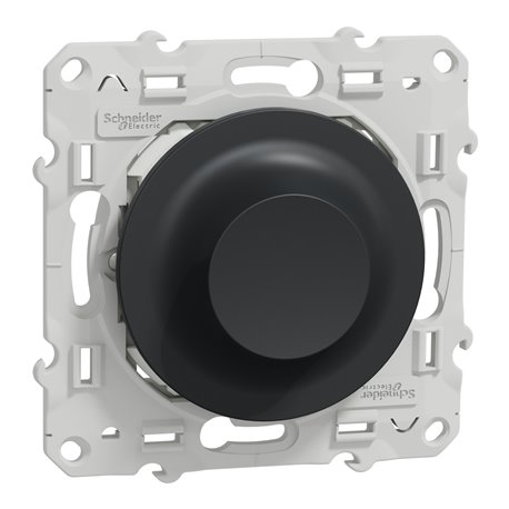 Variateur rotatif LED Wiser Odace S540513W 2 fils zigbee anthracite Variateur rotatif LED Wiser Odace S540513W 2 fils zigbee anthracite