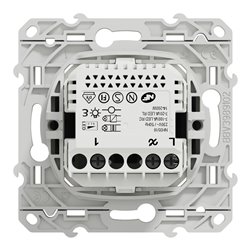 Variateur rotatif LED Wiser Odace S540513W 2 fils zigbee anthracite