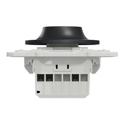 Variateur rotatif LED Wiser Odace S540513W 2 fils zigbee anthracite