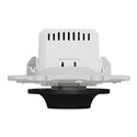 Variateur rotatif LED Wiser Odace S540513W 2 fils zigbee anthracite