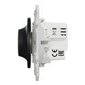 Variateur rotatif LED Wiser Odace S540513W 2 fils zigbee anthracite