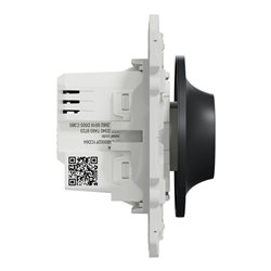Variateur rotatif LED Wiser Odace S540513W 2 fils zigbee anthracite