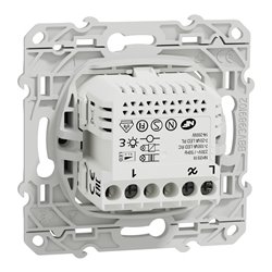 Variateur rotatif LED Wiser Odace S540513W 2 fils zigbee anthracite
