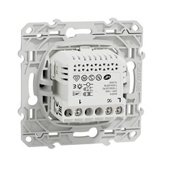 Variateur poussoir Wiser Odace S540522W 2 fils zigbee anthracite