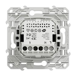 Variateur poussoir Wiser Odace S540522W 2 fils zigbee anthracite