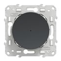 Variateur poussoir Wiser Odace S540522W 2 fils zigbee anthracite
