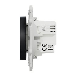 Variateur poussoir Wiser Odace S540522W 2 fils zigbee anthracite
