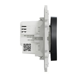 Variateur poussoir Wiser Odace S540522W 2 fils zigbee anthracite