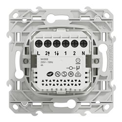Interrupteur volet-roulant Wiser Odace S520567W 4 A zigbee blanc