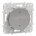 Interrupteur volet-roulant Wiser Odace S530567W 4 A zigbee alu