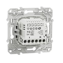 Interrupteur volet-roulant Wiser Odace S530567W 4 A zigbee alu