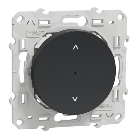 Interrupteur volet-roulant Wiser Odace S540567W 4 A zigbee anthracite Interrupteur volet-roulant Wiser Odace S540567W 4 A zigbee anthracite