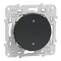 Interrupteur volet-roulant Wiser Odace S540567W 4 A zigbee anthracite