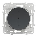 Interrupteur volet-roulant Wiser Odace S540567W 4 A zigbee anthracite