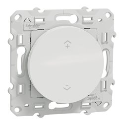 Interrupteur centralisé sans fil Wiser Odace S520531 2 ou 4 BP blanc